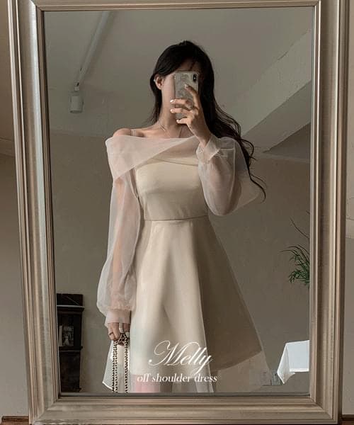 Product image for Meli organza off-shoulder ops