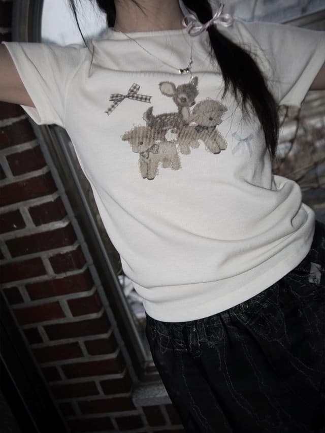 Product image for Bambi Ribbed T