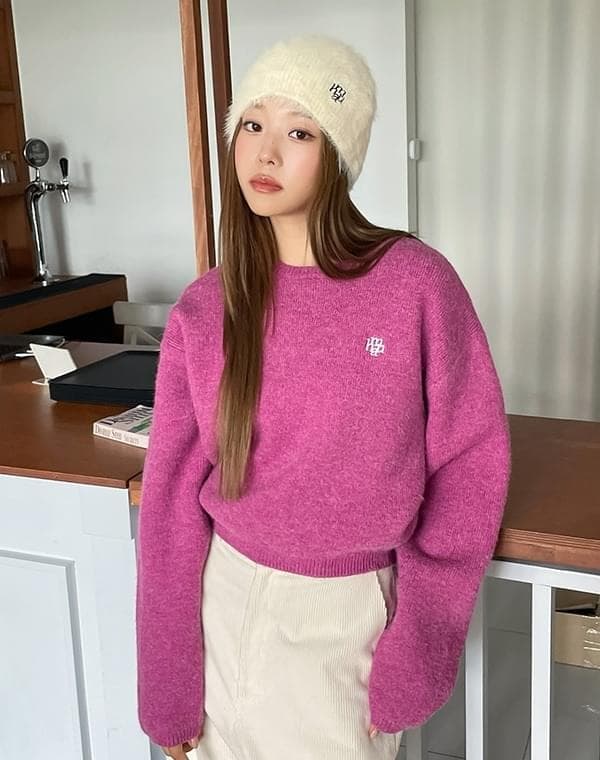 Product image for Stitch Logo Round Knitwear